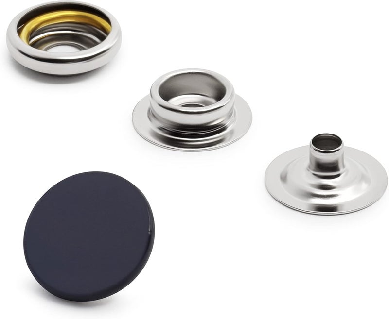 Dritz 5-5 Heavy Duty Snaps, Navy, Size 24 (5/8-Inch) 7-Sets - Image 3