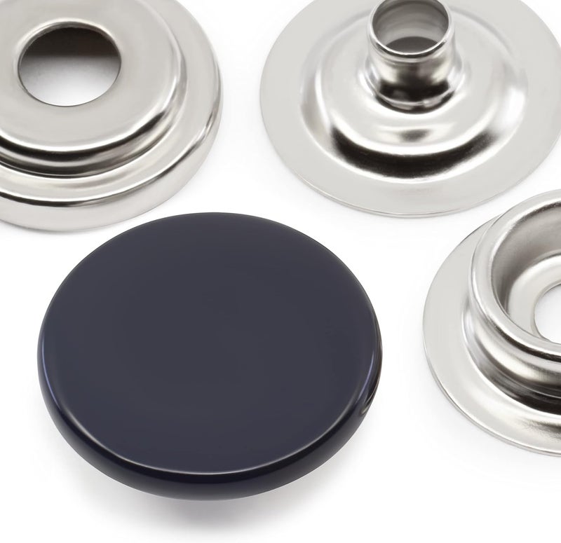 Dritz 5-5 Heavy Duty Snaps, Navy, Size 24 (5/8-Inch) 7-Sets - Image 2