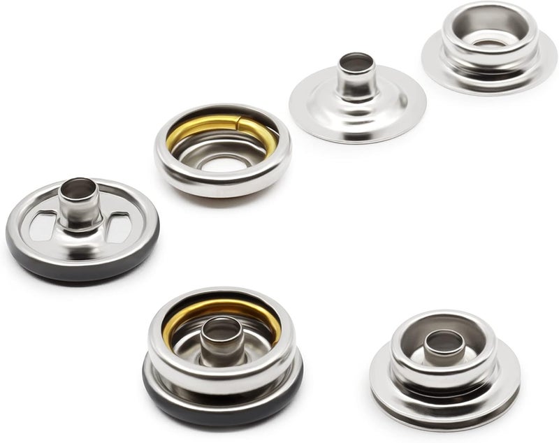 Dritz 5-5 Heavy Duty Snaps, Navy, Size 24 (5/8-Inch) 7-Sets - Image 4