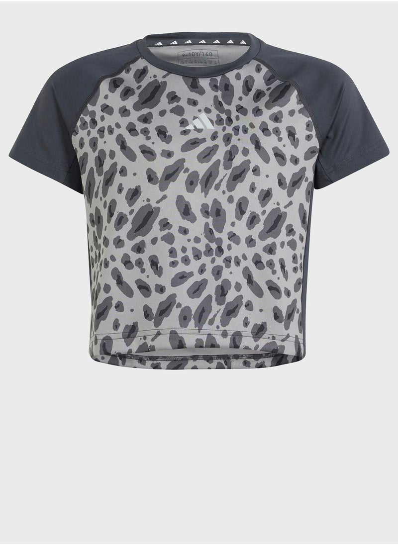 Adidas - Kids All Over Printed T-Shirt - Image 1