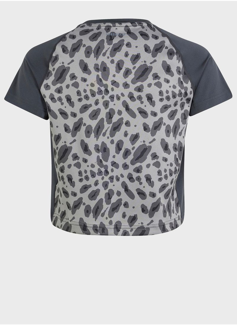 Adidas - Kids All Over Printed T-Shirt - Image 1