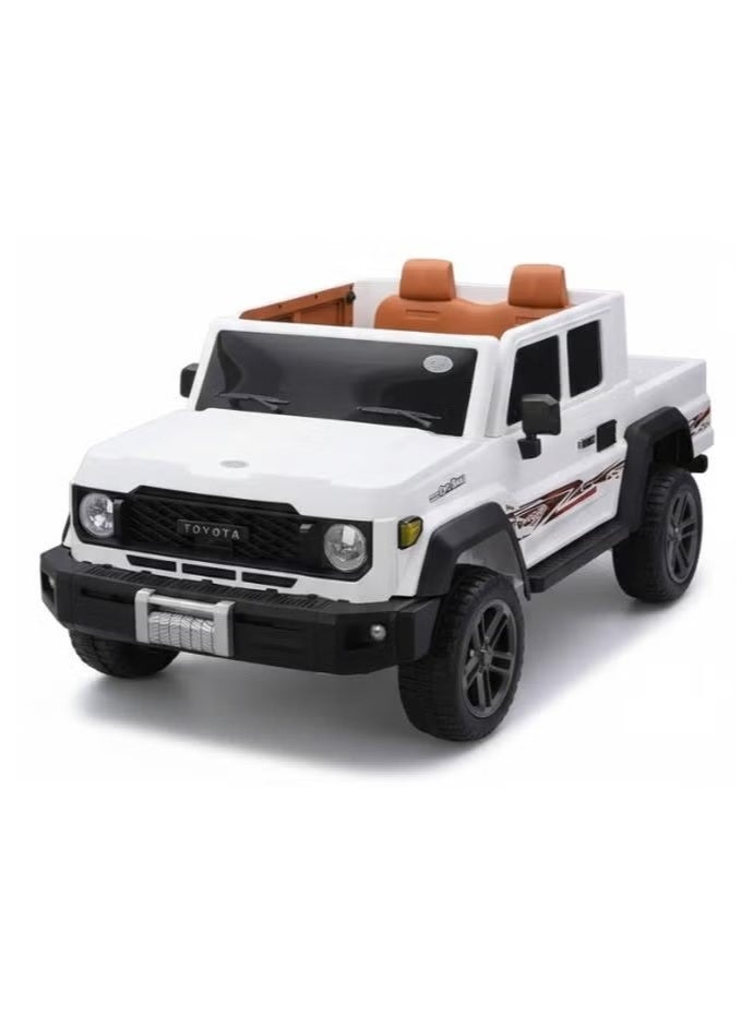 Large Chassis Car - Large Electric Kids Car with Two Motors, Two Seats, LED Lights, and Remote Control - Image 1