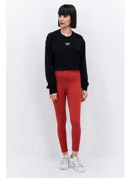 Reebok Women Sportswear Fit Long Sleeve Outdoor Crop Top, Black  - Image 4