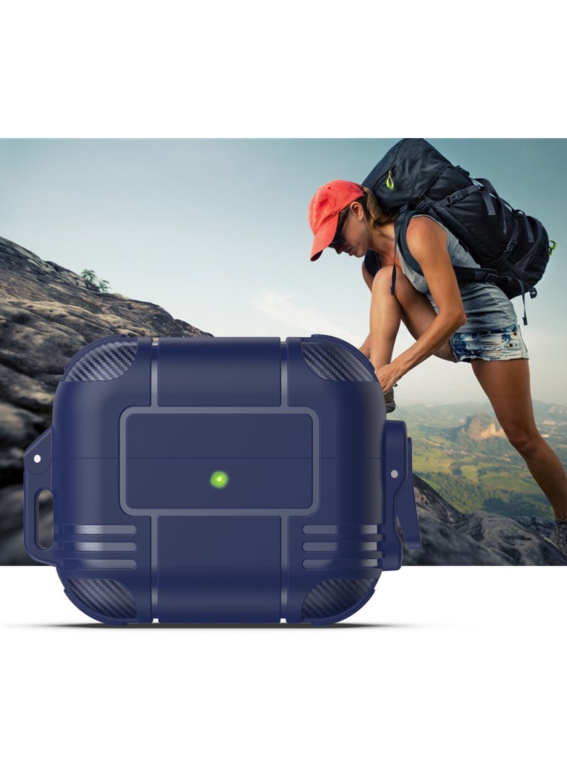 Contex Shockproof Protective Cover For Air Pods Pro with Lock Switch - Green - Image 4