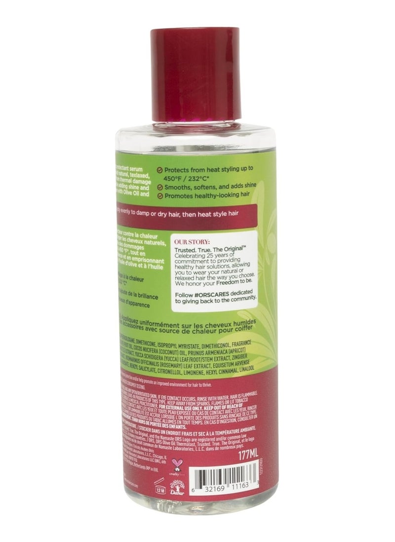 OR - Olive Oil Heat Protection Hair Serum, 6oz - Image 1