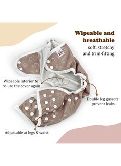 Mama Koala Reusable Adjustable Cloth Diaper Covers with Double Gusset for Girls and Boys, Snap Closure, Size S (Simply Neautrals) - pzsku/ZF9792296C2AF9BE011E3Z/45/_/1737031265/a329b1fe-466b-42bf-8fac-9c4f4f4b3235