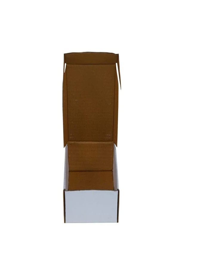 YNK Flat White Corrugated Sturdy Shipping Boxes Size : 6"L x 4�W x 2"H - pack of 25 - Image 5