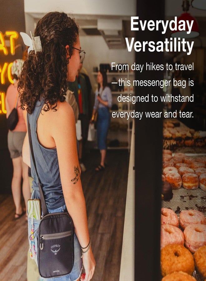 OSPREY حقيبة أوسبري دايلايت الصغيرة للكتف، أزرق كاسكيد/بني لاتيه - Image 4