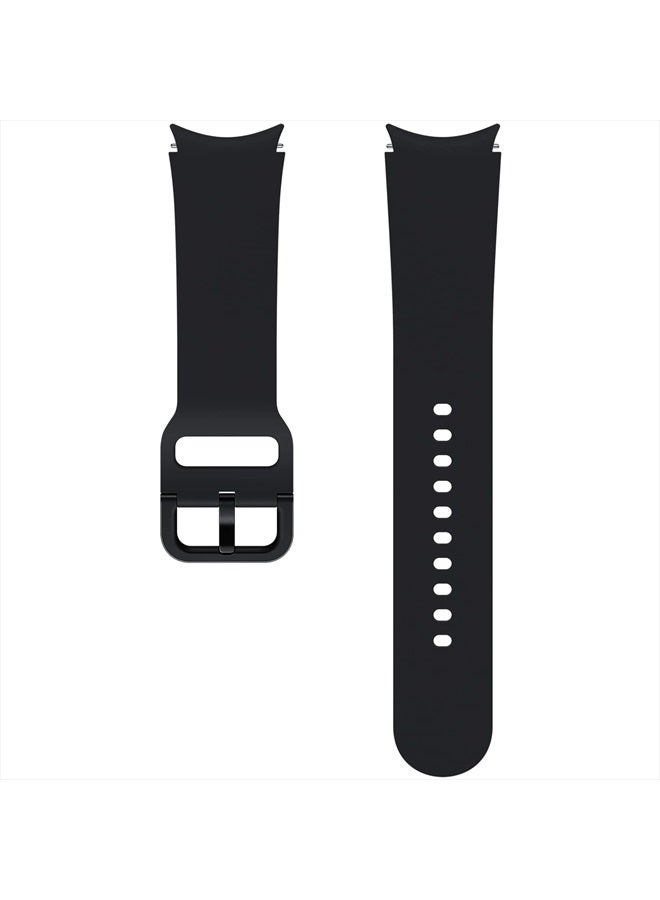 FanTEK Watch Band for Samsung Galaxy Watch 5 40mm 44mm / Galaxy Watch 5 Pro 45mm / Galaxy Watch 4 40mm 44mm / Galaxy Watch 4 Classic 42mm 46mm, No Gap Quick Release Replacement Strap, M/L Black - Image 2
