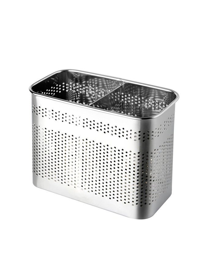 UIP Global Stainless Steel Cutlery Utensil Holder (Medium Square) Chopsticks Holder for Dishwasher - Image 1
