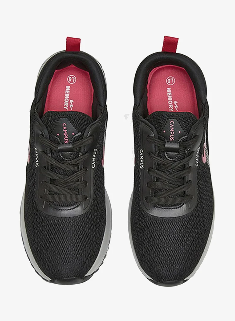 Campus  Women Bundle Memory Foam Lace-Up Running Shoes-Black for Women | Best Price UAE