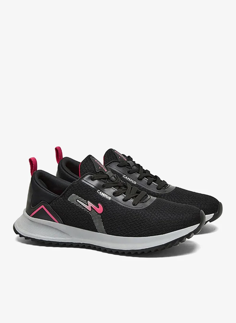 Campus  Women Bundle Memory Foam Lace-Up Running Shoes-Black for Women | Best Price UAE