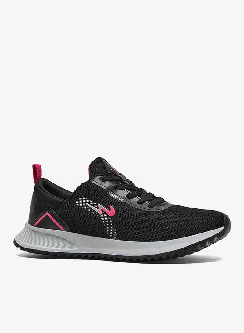 CAMPUS Women Bundle Memory Foam Lace-Up Running Shoes-Black - Image 1
