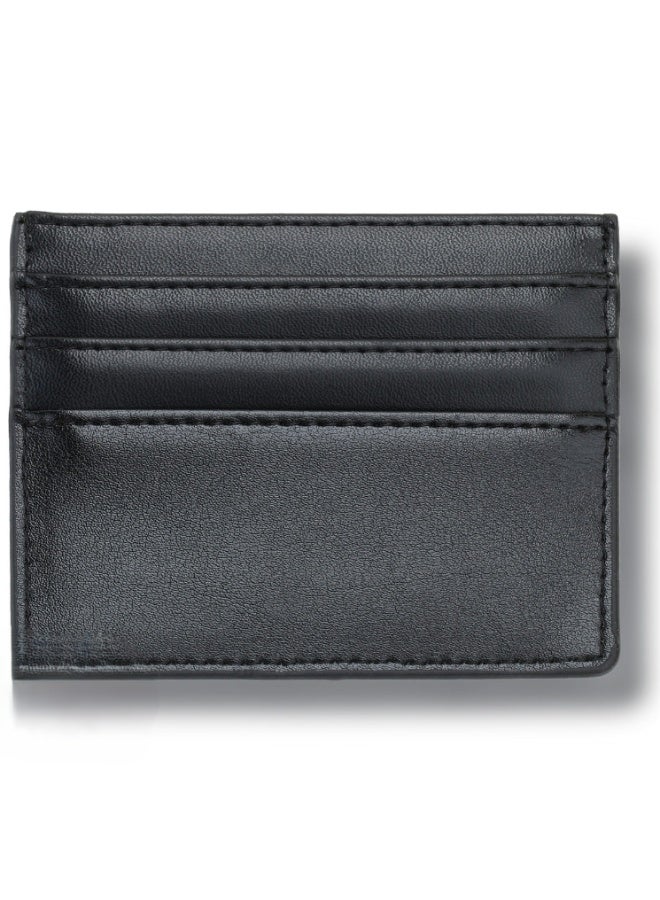 Louis Vuitton LV Card Holder – Black Premium Leather – Luxury Slim Designer Card Case for Men & Women - Image 2
