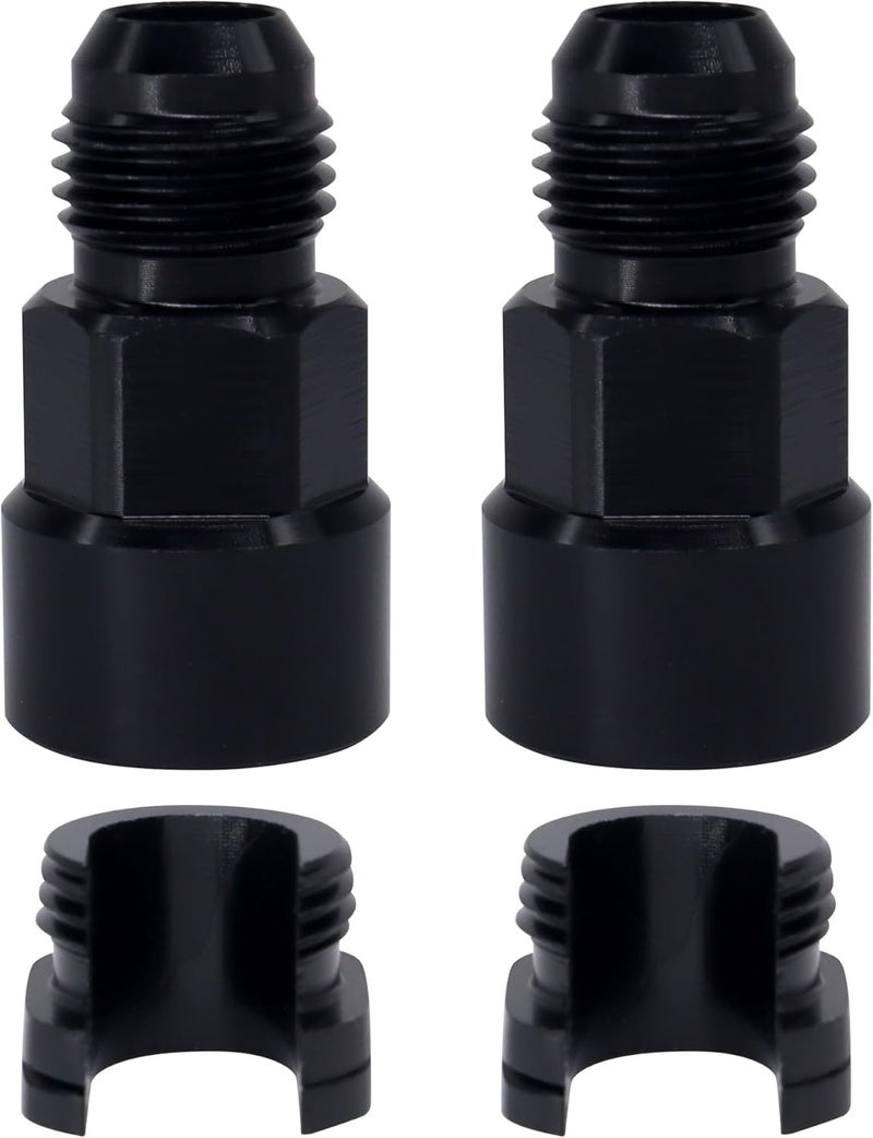 OXCANO 6AN Male to 5/16" Quick-Disconnect Fuel Rail Fitting - Image 3