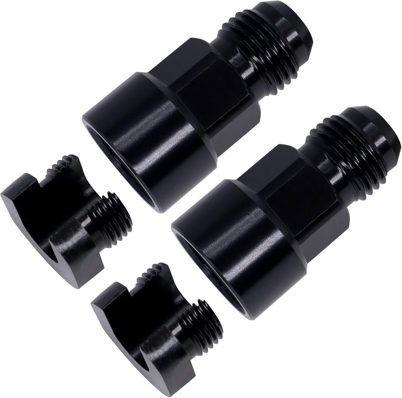 OXCANO 6AN Male to 5/16" Quick-Disconnect Fuel Rail Fitting - Image 1