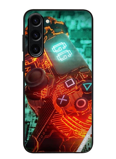 Protective Case Cover For Samsung Galaxy S23 Ps4 Controller Design Multicolour