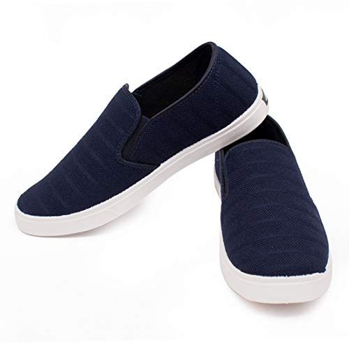 ASIAN Men's M-2025 Casual Sneakers,Loafer Shoes with Extra Cushion Lightweight Casual Slip-On Shoes for Men's & Boy's Navy,UK 11 - Image 4