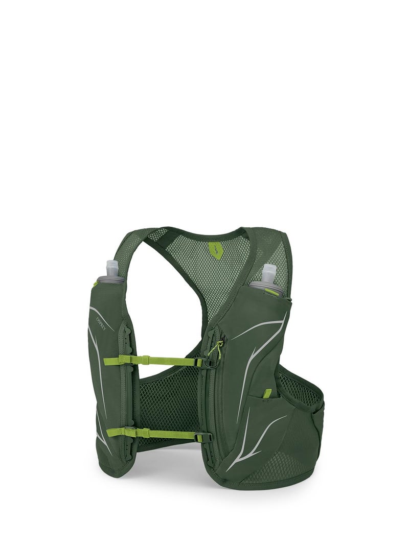 Osprey Duro LT Mens Running Hydration Vest with Hydraulics Soft Flasks Seaweed GreenLimon Small - Image 2