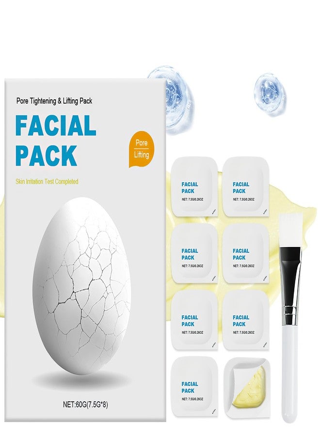 Kubot Zombie Face Mask Peel Off, Pore Tightening & Lifting Pack, Hydrating Zombie mask, Facial Mask Care, Anti-Aging, Anti-Wrinkles for All Types (1 Box, 8ea) - Image 1