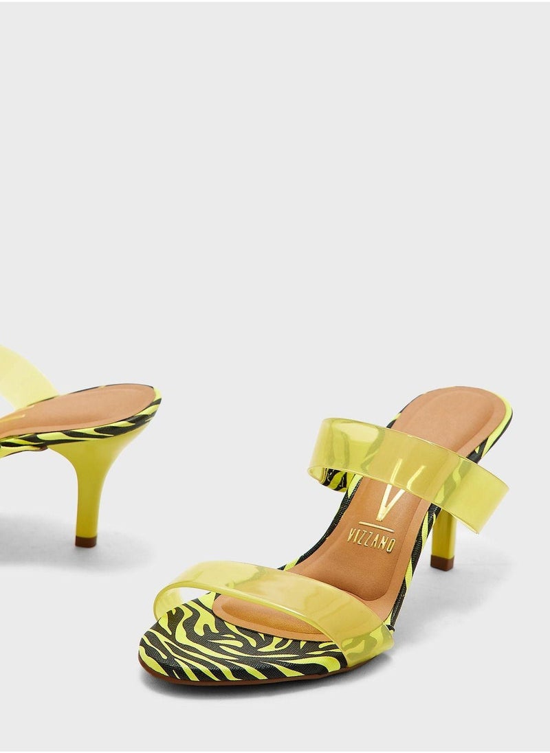 VIZZANO Block Heel Sandals for Women – Stylish Ladies Heels Sandals for Everyday Wear - Image 4