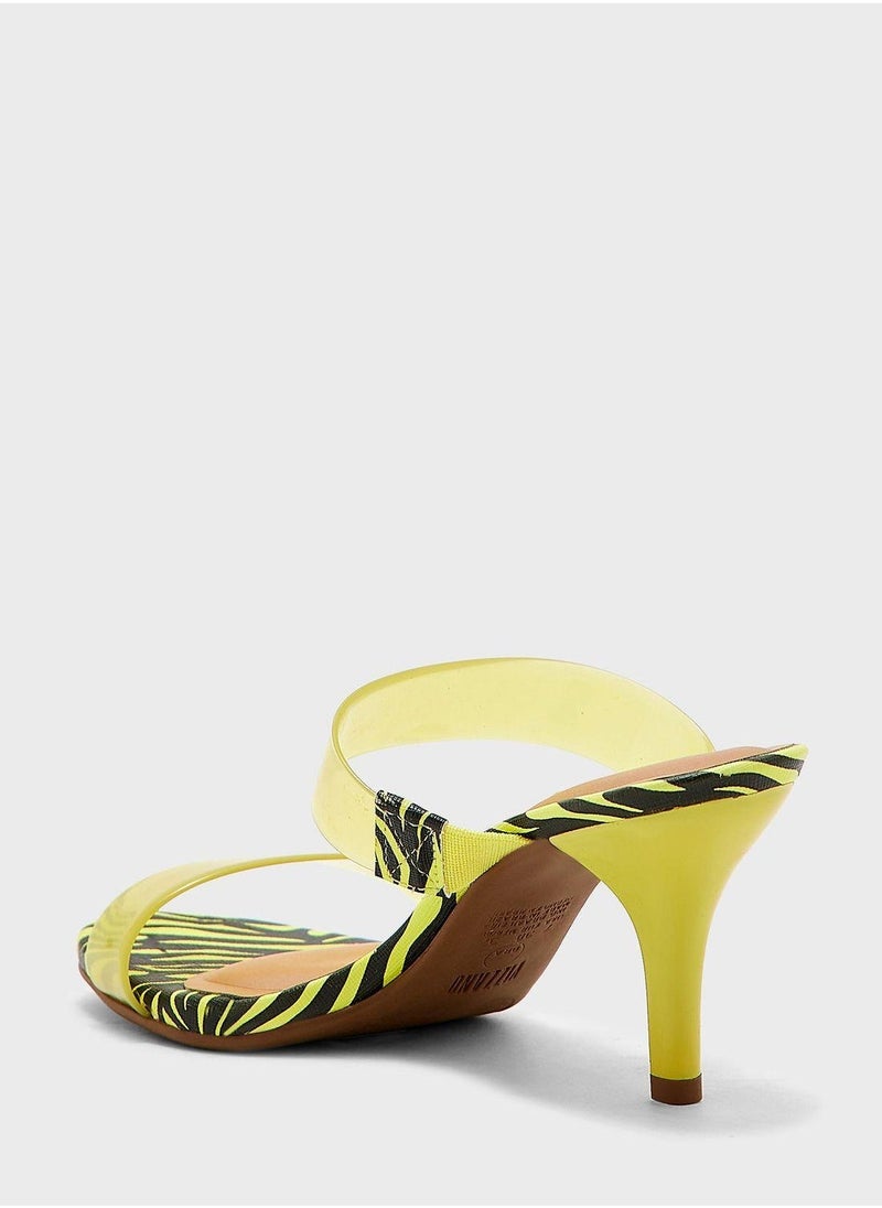 VIZZANO Block Heel Sandals for Women – Stylish Ladies Heels Sandals for Everyday Wear - Image 3