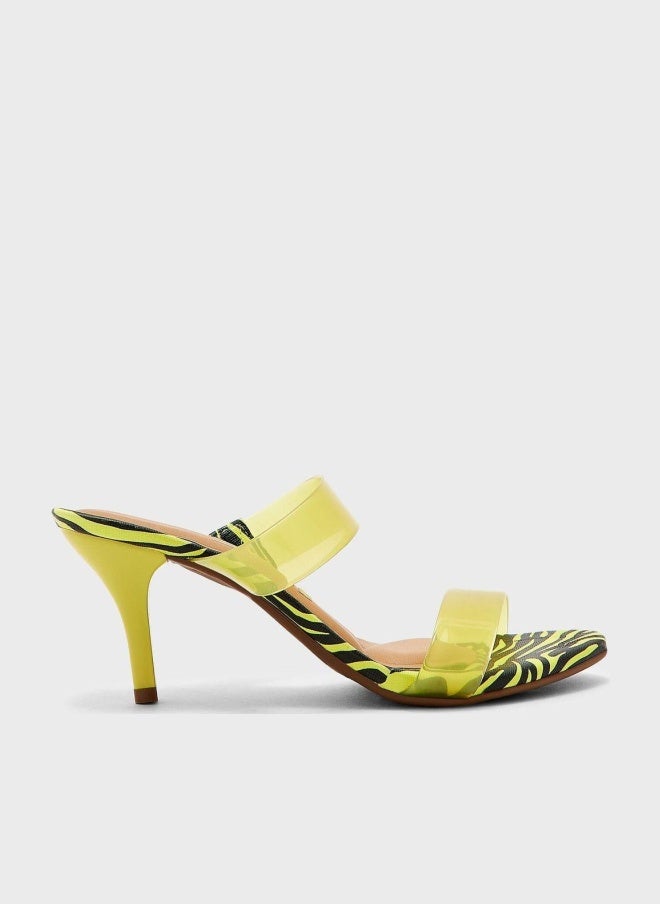 VIZZANO Block Heel Sandals for Women – Stylish Ladies Heels Sandals for Everyday Wear - Image 1