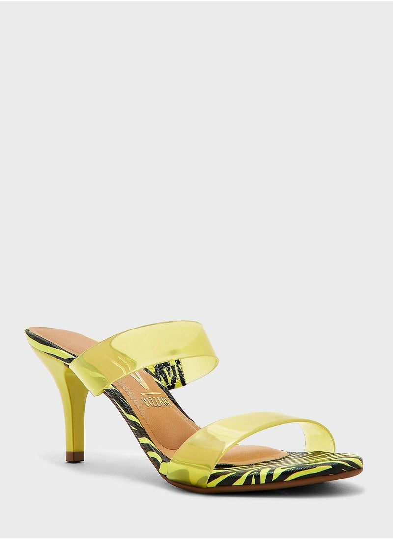 VIZZANO Block Heel Sandals for Women – Stylish Ladies Heels Sandals for Everyday Wear - Image 2