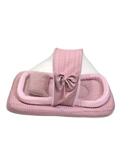 BABYCARA Baby Net Bed With Thick Mattress, Mosquito Net And Neck Pillow, 82 X 50 CM  - Image 3