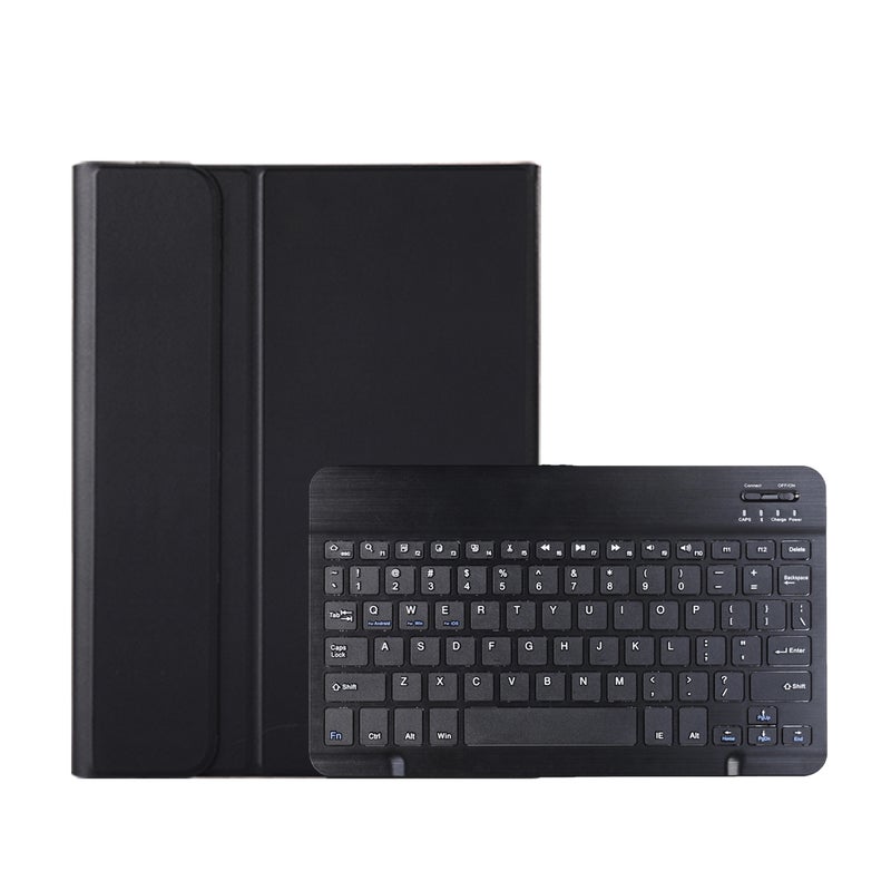 erorex For Xiaomi Redmi Pad Se 11 Inch A0N9 Lambskin Texture Ultra-Thin Detachable Bluetooth Keyboard Leather Case(Black) - Image 2