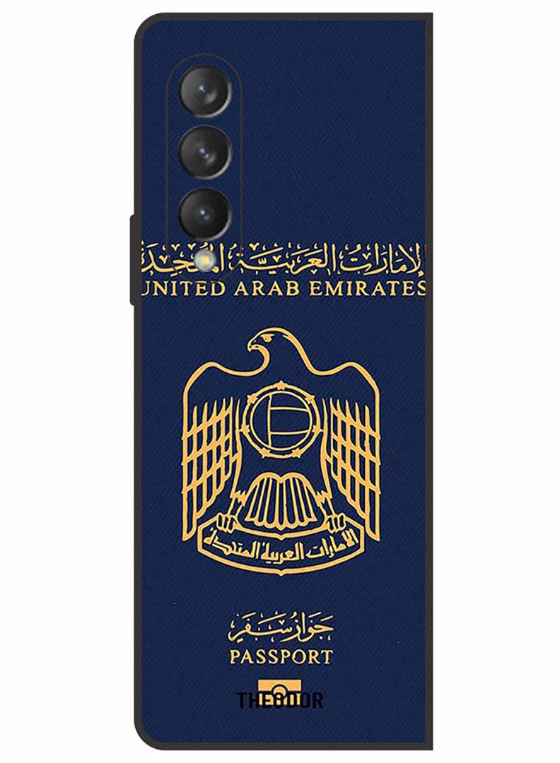 Theodor غطاء حماية واقٍ لهاتف سامسونج جالاكسي Z فولد 3 5G جواز سفر الإمارات 2 - Image 1