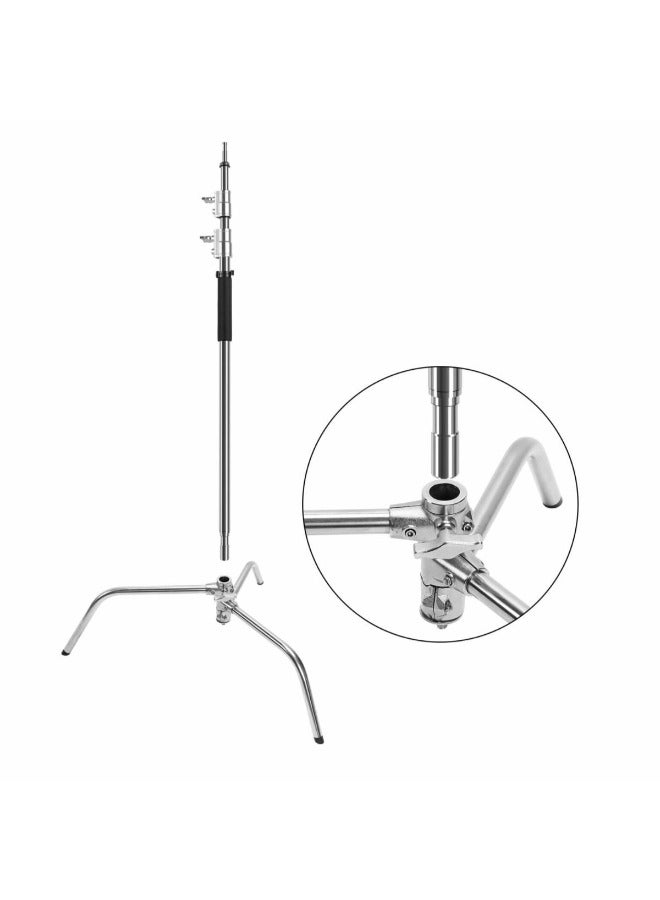 Generic PhotoTech C-STAND KIT stanless Steel with Boom Arm 40''  - Image 5
