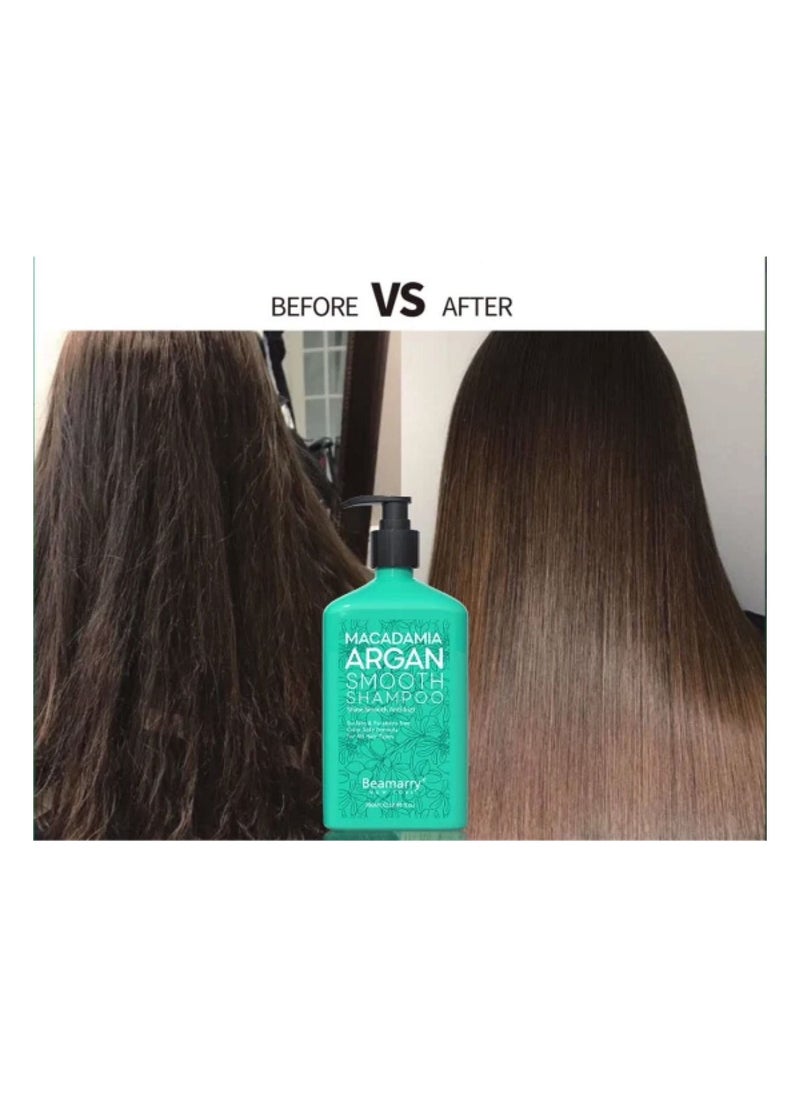 Beamarry - Beamarry Macadamia Argan Smooth Shampoo 380ml - Image 1
