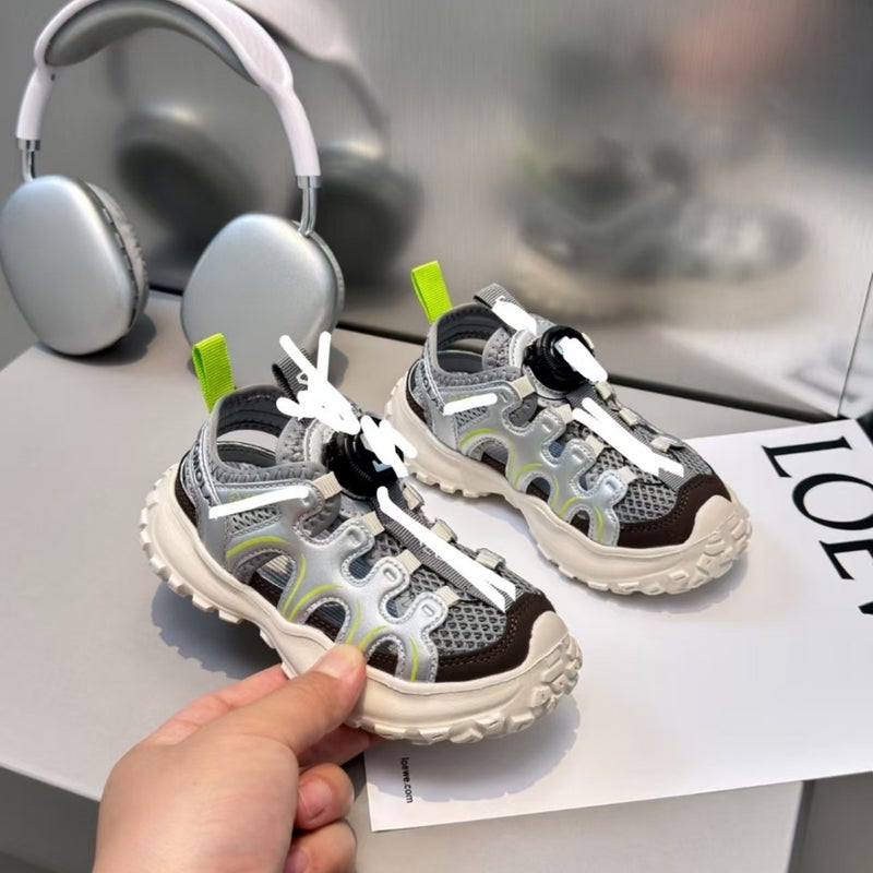 Putian Salotong Children'S Shoes 2025 Children'S Sandals Non-Slip Closed-Toe Button Breathable Lightweight Wear-Resistant Casual Versatile Toddler Shoes - Image 5
