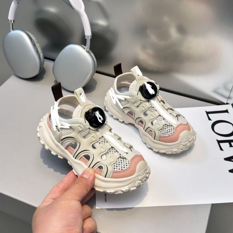 Putian Salotong Children'S Shoes 2025 Children'S Sandals Non-Slip Closed-Toe Button Breathable Lightweight Wear-Resistant Casual Versatile Toddler Shoes - Image 3