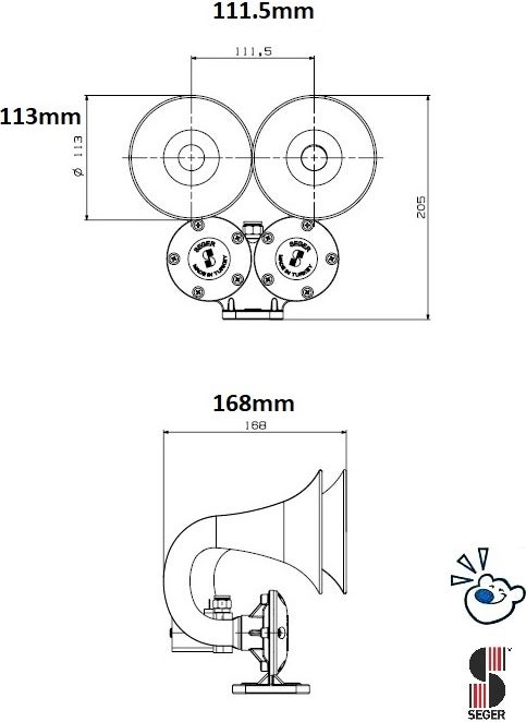 81JH 12V Double Horn Horn Daf,vabis,man,scania,marin Ean- - pzsku/ZF97A2EE4B0133AE5F767Z/45/_/1737440531/23909203-d557-4413-8da8-abc378509f32