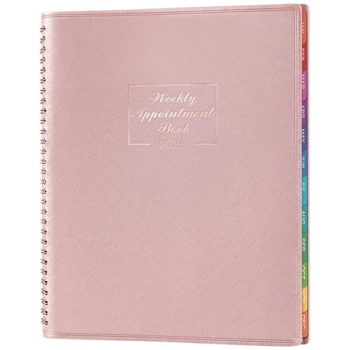 MaaIbok Appointment Book 2026 - JAN 2026 - DEC 2026, 8.4" x 10.6" Weekly Appointment Book 2026, 15-Minute Interval Hourly Planner, Flexible Soft Cover - Image 1