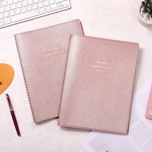 MaaIbok Appointment Book 2026 - JAN 2026 - DEC 2026, 8.4" x 10.6" Weekly Appointment Book 2026, 15-Minute Interval Hourly Planner, Flexible Soft Cover - Image 2