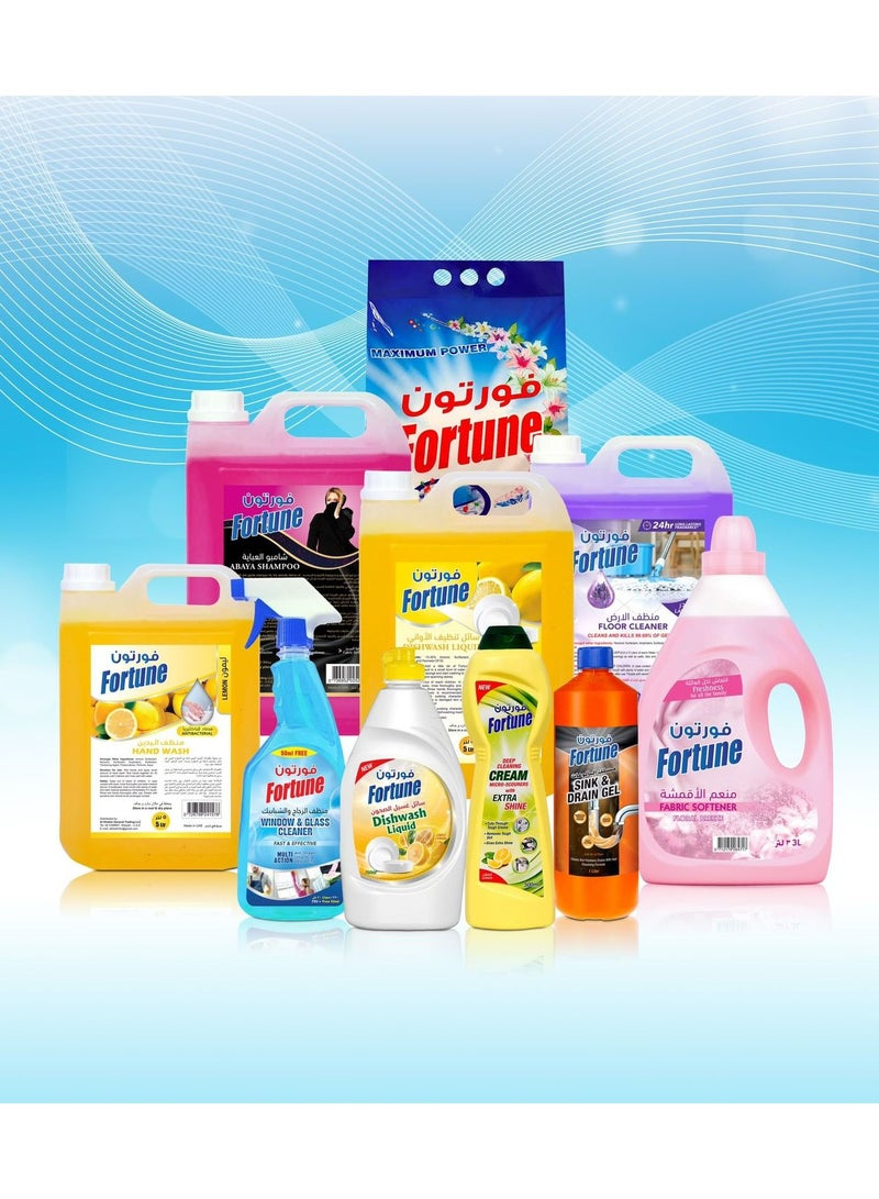 Fortune Glass Cleaner & Window Cleaner Spray Trigger  5 Litre with 800 ML free - Image 4