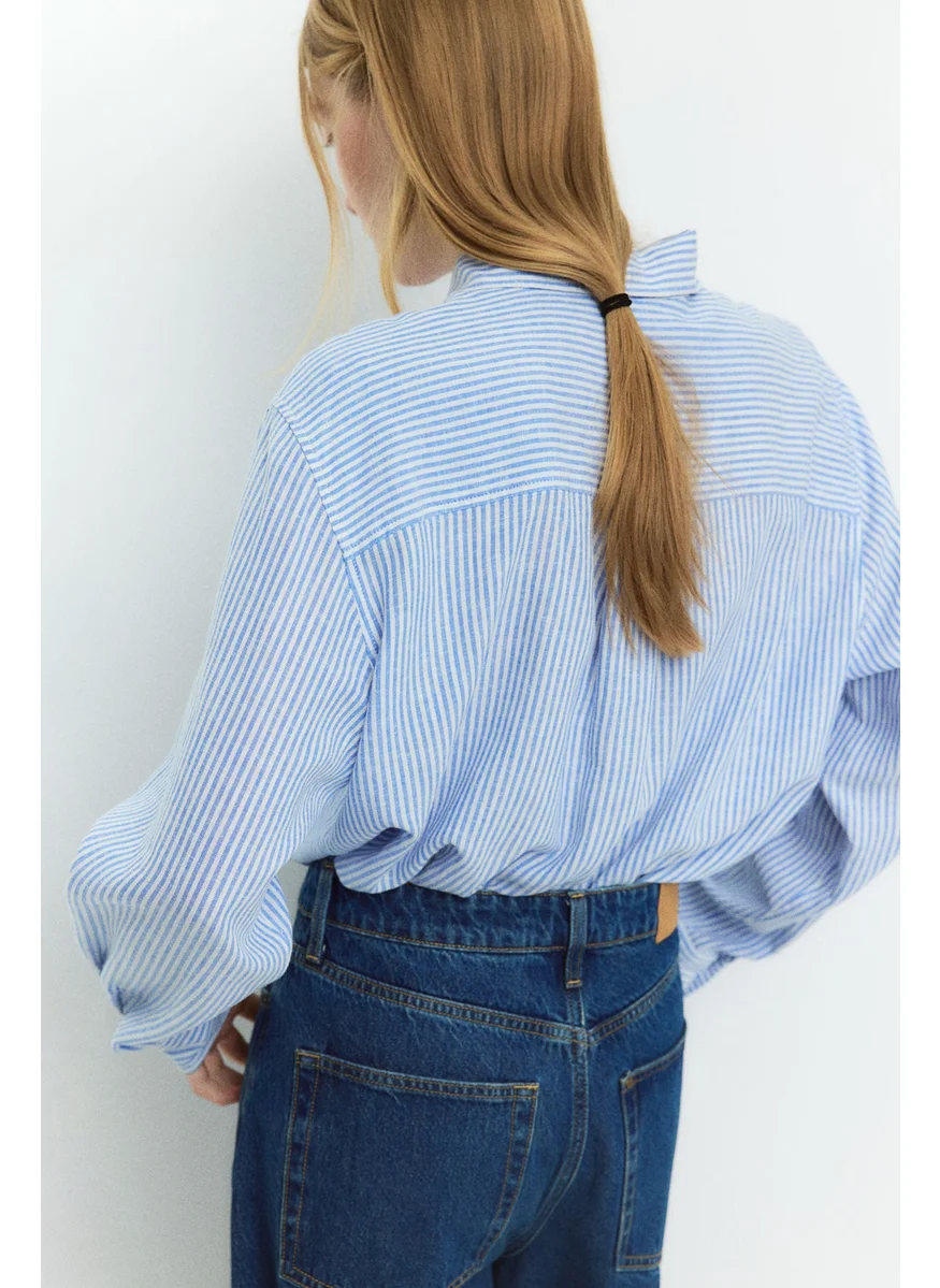 H&M Linen-Blend Shirt