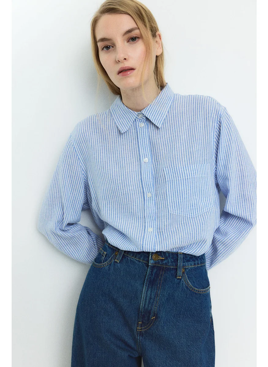 H&M Linen-Blend Shirt