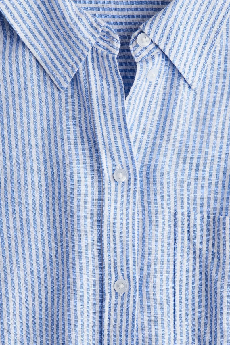 اتش اند ام Linen-Blend Shirt
