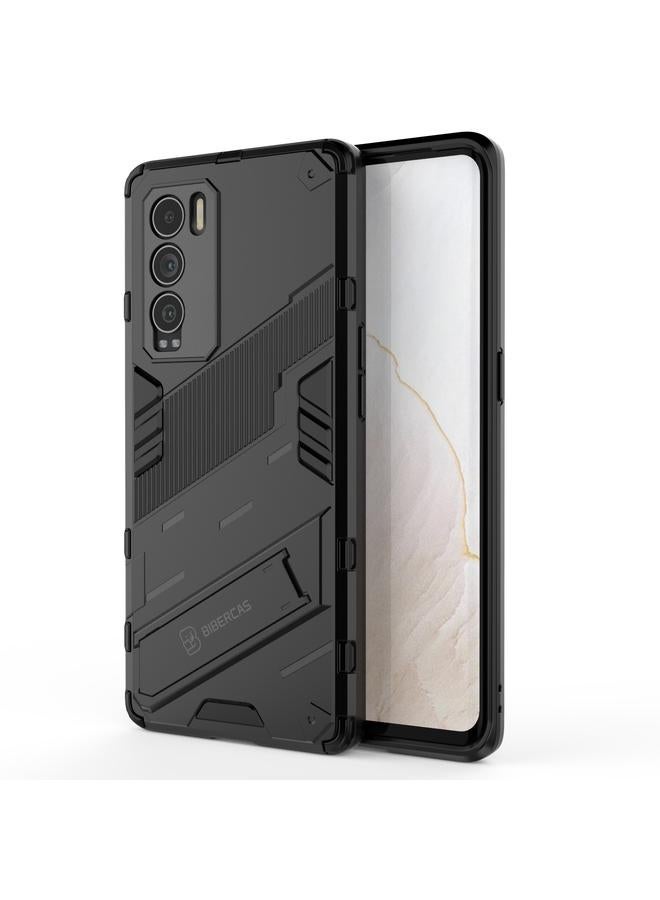 The Bros Case For OPPO Realme GT Explorer Master Punk Armor 2 in 1 PC + TPU Shockproof Case with Invisible Holder