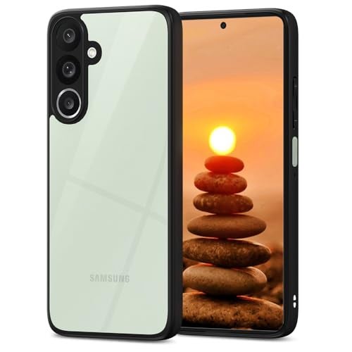 Pikkme Back Cover Compatible with Samsung Galaxy M36 5G Shockproof Sleek Hybrid Armor Bumper Case(Black) - Image 1