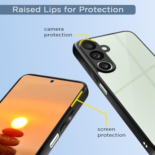 Pikkme Back Cover Compatible with Samsung Galaxy M36 5G Shockproof Sleek Hybrid Armor Bumper Case(Black) - Image 4