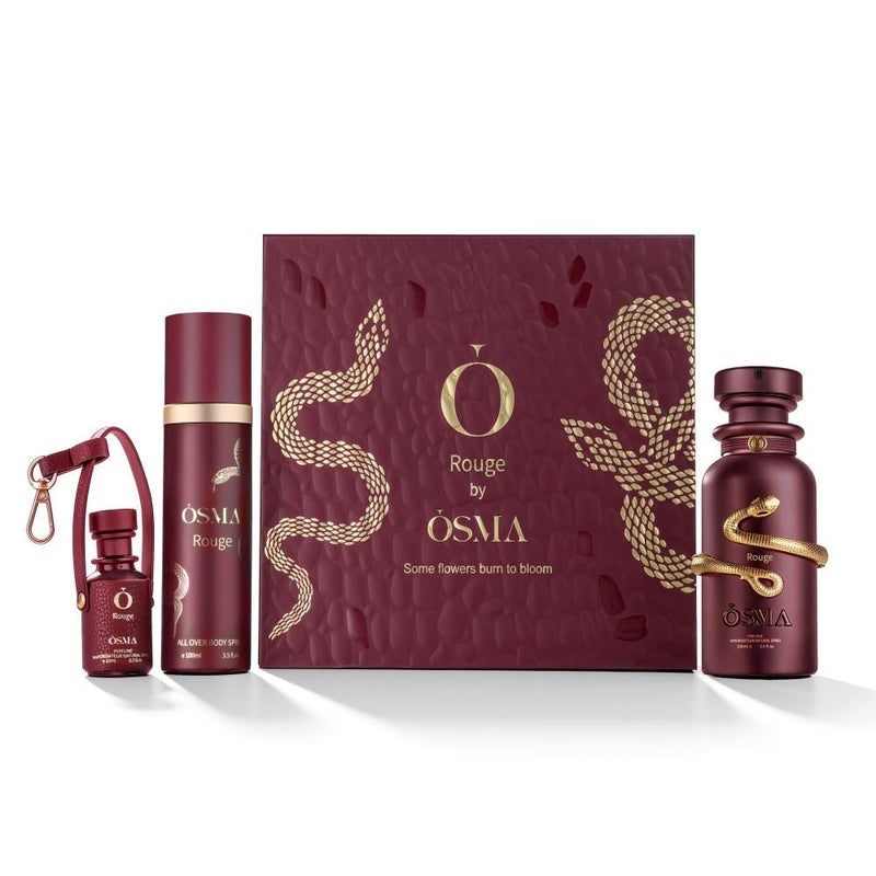 OSMA BOX ROUGE (100ML+10ML+100ML BODYSPRAY) - Image 1
