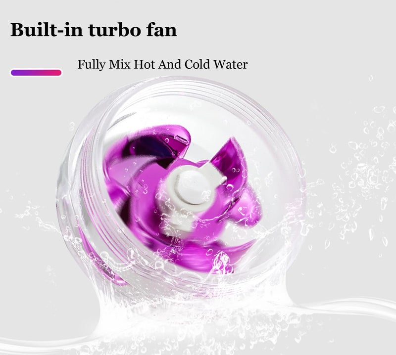 DHRUSIMI 360 Degree Water Swivel Tap Aerator Swivel,Splash-Proof Splash Head for Bathroom Kitchen Tap Nozzle Filter Water Saving Faucet Extender Color very may (Faucet E) - Image 3