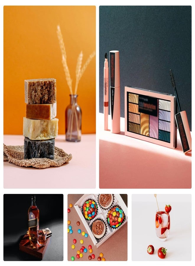 Meking 9PCS 16Patterns Product Photography Backdrops,Photo Background Flat Lay Tabletop Photo Backdrops for Food/Makeup/Jewelry Photography（16.5X11inch） - Image 2