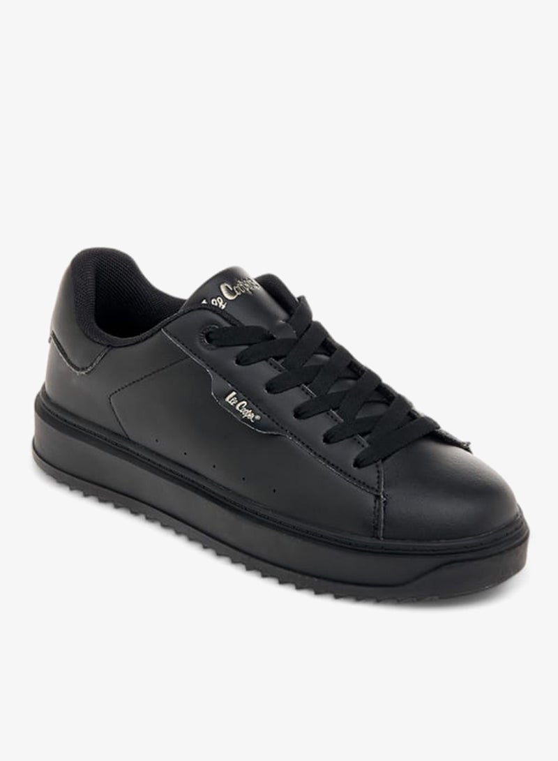 Lee Cooper Women's Panelled Sneakers with Lace-Up Closure - Image 3