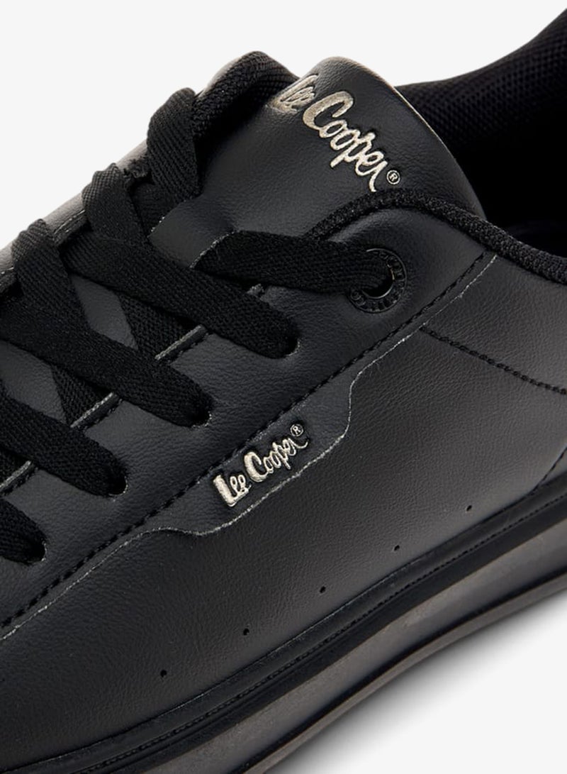 Lee Cooper Women's Panelled Sneakers with Lace-Up Closure - Image 4